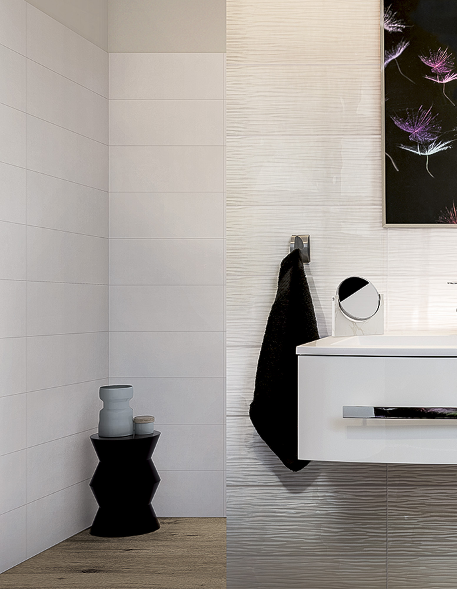 Modern design comfortable bathroom