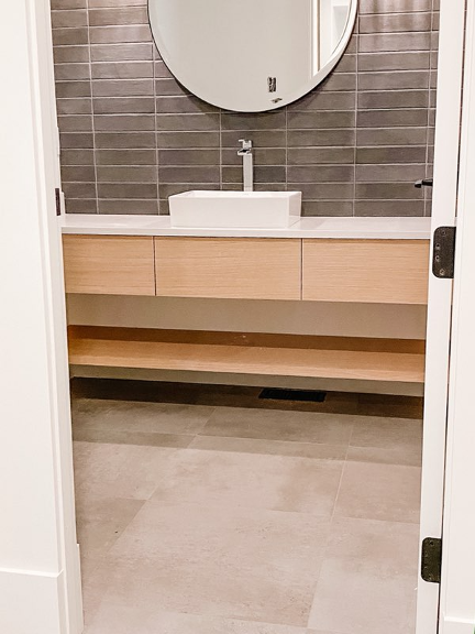 Minimalist design bathroom