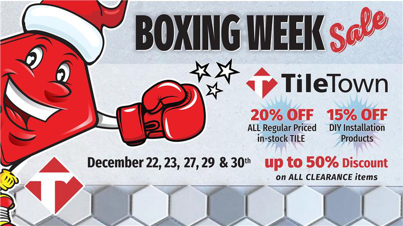 Step into our Boxing Week ring of deals! Last HUGE sale of the year.