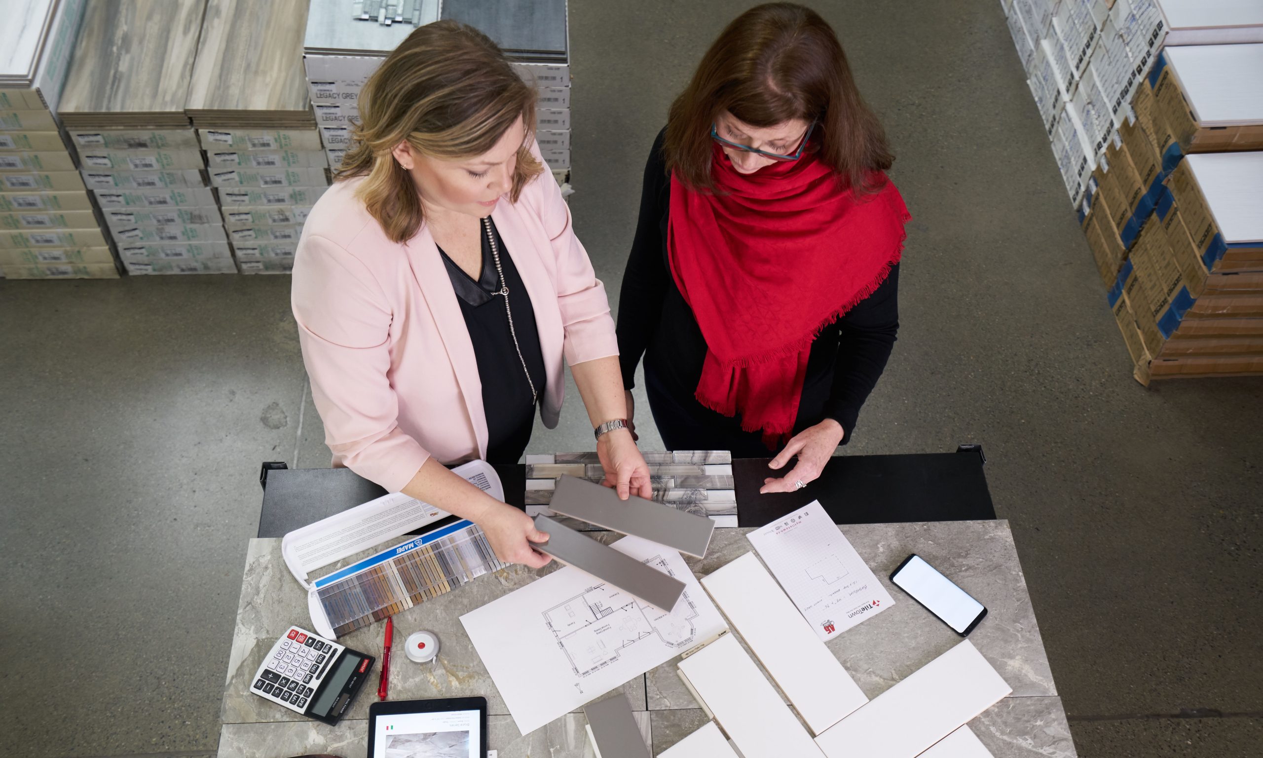 FREE design consultations - experts help choose tiles, patterns, grout and layouts.