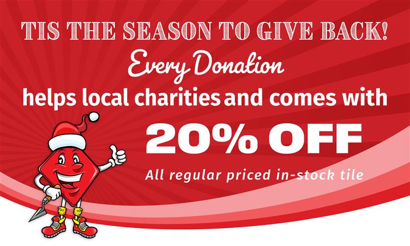 We're giving back to our communities we love.